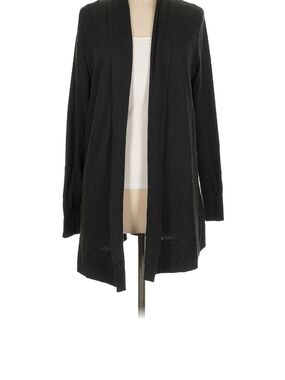 GAP Black Open-Front Draped Cardigan